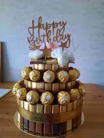 Buket Merci & Ferrero