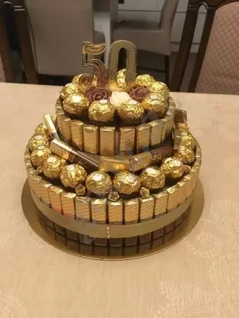 Buket Merci & Ferrero