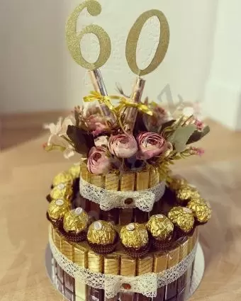 Buket Merci & Ferrero