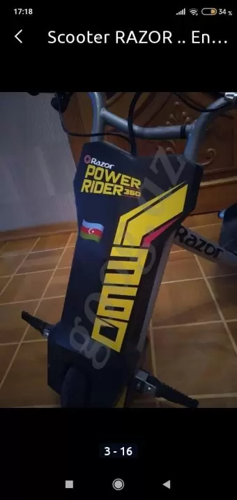 Skuter Razor Elektrikli