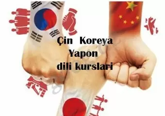 Koreya, Çin, Yapon dili  kursları