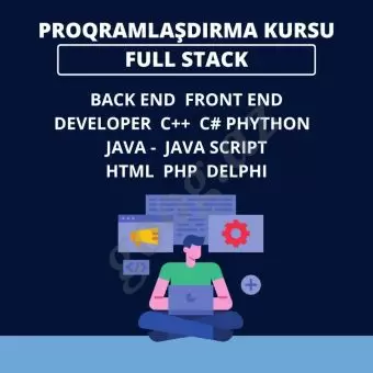 Developer Back end Front end Full stack dərsləri C++ C#