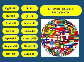 Xarici dil kurslari bütün dillər bir arada