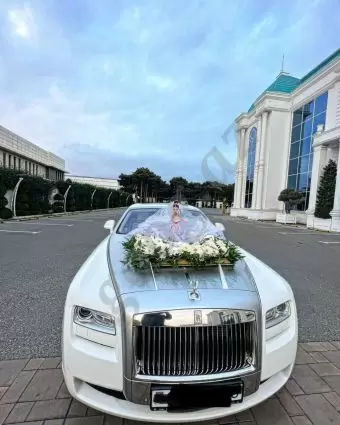 rolls royce white bey gelin toy masini sifarisi