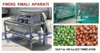 Fındıq emalı avadanlığı